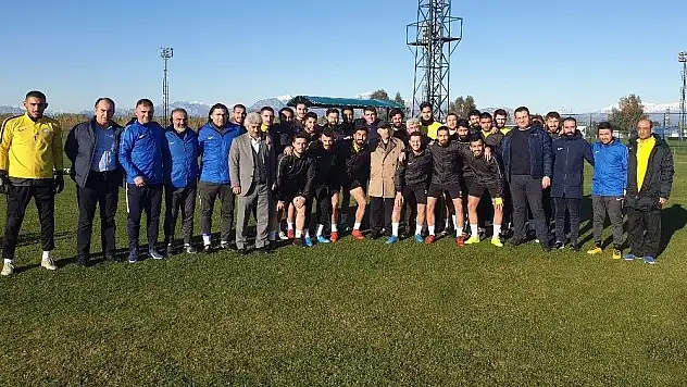 Başkan Yalçın'dan Talasgücü Belediyespor'a moral ziyareti