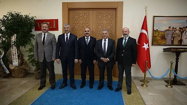 Başkanlar'dan Vali Günaydın'a ziyaret
