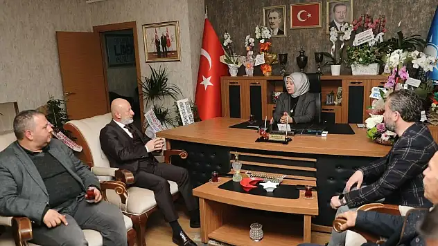 Başkanlar yeni başkanı ziyaret etti