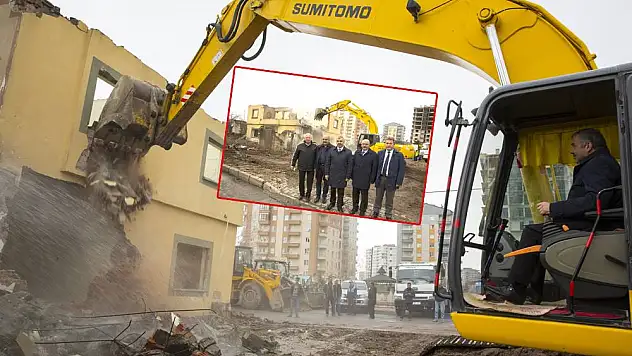 Başkanlar yıkımda buluştu!