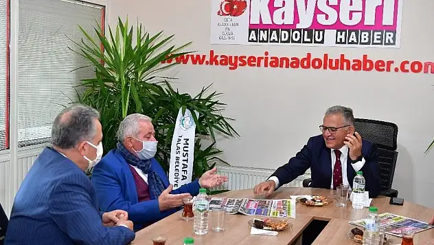Başkanlardan gazetelere 'Hayırlı Olsun' ziyareti