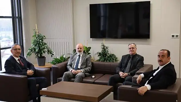 Başkanlardan yeni müdüre ziyaret