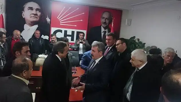BBP Genel Başkanı Destici'den, CHP'ye geçmiş olsun ziyareti