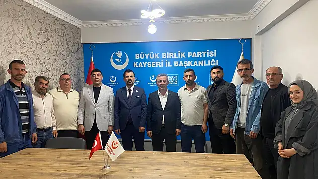 BBP Kayseri'de 16 ilçe için düğmeye bastı! İlk durak Develi