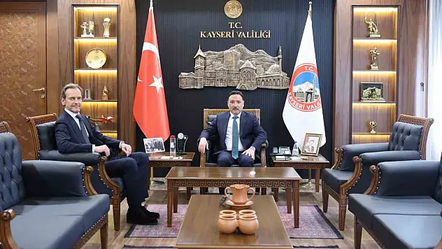 Ankara'dan Kayseri'ye diplomasi köprüsü: Belçika Büyükelçisi Valilikte