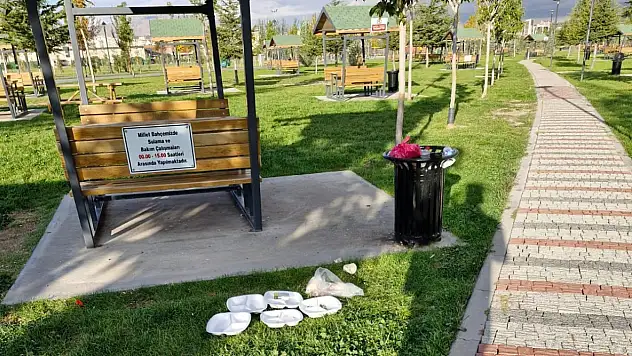 Kayseri'de belediyeyi kızdıran görüntüler! Bunu kim ya da kimler yaptı?