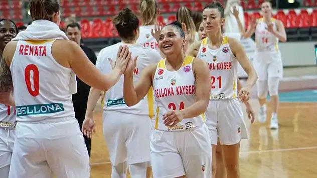 Bellona Kayseri Basketbol ilk galibiyetini aldı