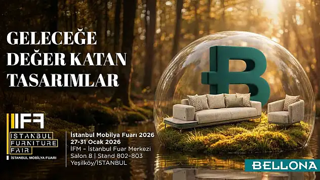 Bellona, Uluslararası İstanbul Mobilya Fuarı'nda sahne alıyor