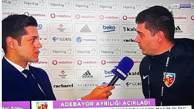 Beşiktaş yenilgisi sonrası Kayserispor'da  ayrılık
