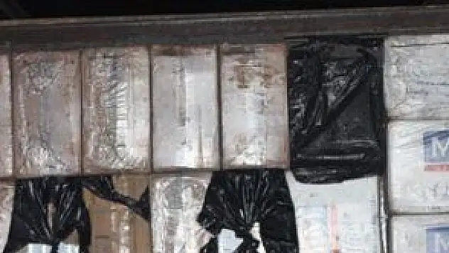 136 BİN PAKET KAÇAK SİGARA ELEGEÇİRİLDİ