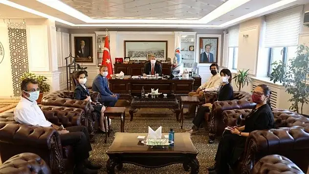 Birleşmiş Milletler Dünya Gıda Örgütü Türkiye Temsilciliğinden Başkan Palancıoğlu'na ziyaret