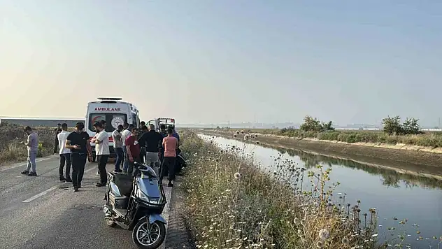 Bisikleti için kanala giren çocuktan acı haber