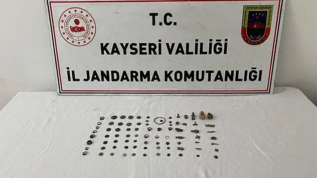 Kayseri'de tarihi eser operasyonu