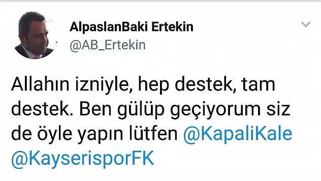 Boydak Holding CEO'sundan Kayserispor açıklaması: Gülüp geçiyorum 