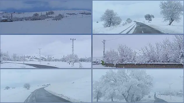 Bu görüntüler bugün Kayseri'de çekildi