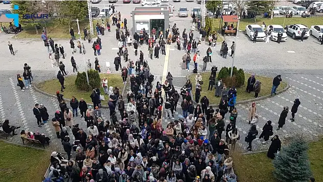 Bu görüntüler Kayseri'de çekildi! Kadınlar oraya akın etti