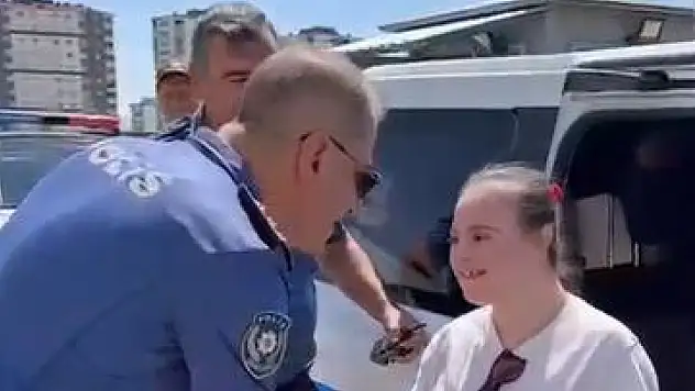 Bu kez polisler Fatma'yı ağırladı!