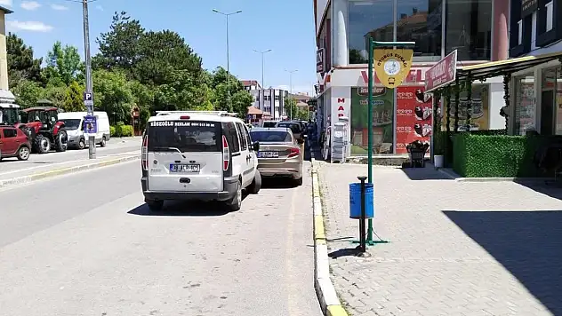 'Buraya araç park etmeyin'