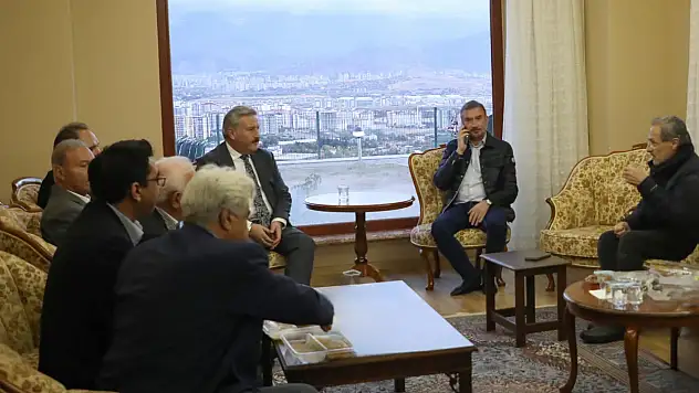 Büyük acı yaşayan Kayserili Başkana taziye ziyareti