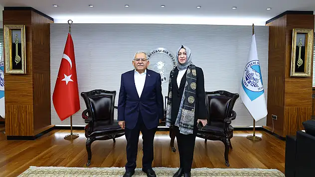 Büyükkılıç, Kayseri'nin ilk Kadın İlçe Başkanını ağırladı