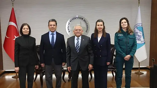 Büyükkılıç, Gümrük müdürünü kabul etti