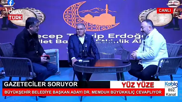 Büyükkılıç Olay'a konuştu: Mili Görüşün temsilcisi benim!