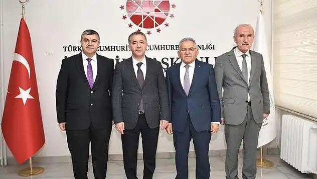 Büyükkılıç'tan, CİB Müdürüne ziyaret!
