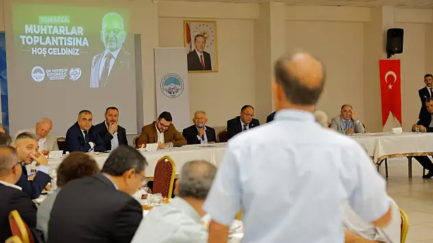 Büyükkılıç Tomarza'da muhtarları dinledi: Mahallelerin talepleri masada!