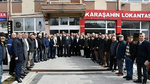 Büyükkılıç ve Okandan'dan Tomarza'ya ziyaret