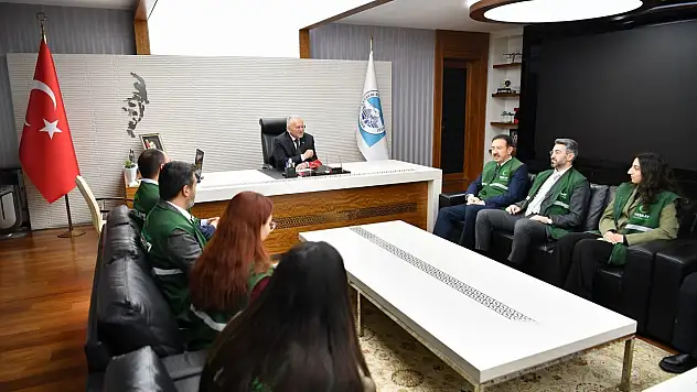Büyükkılıç, yeni Başkanı makamında ağırladı