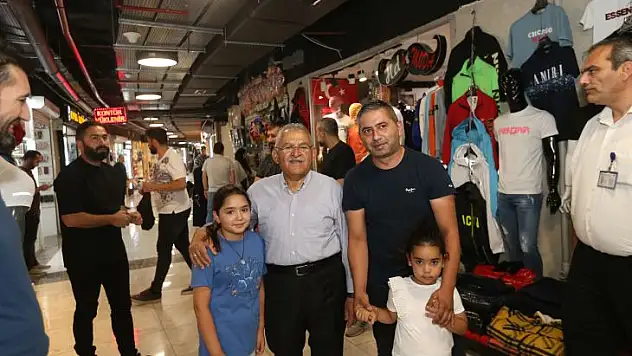 Büyükkılıç Yeraltı Çarşısı'nı inceledi