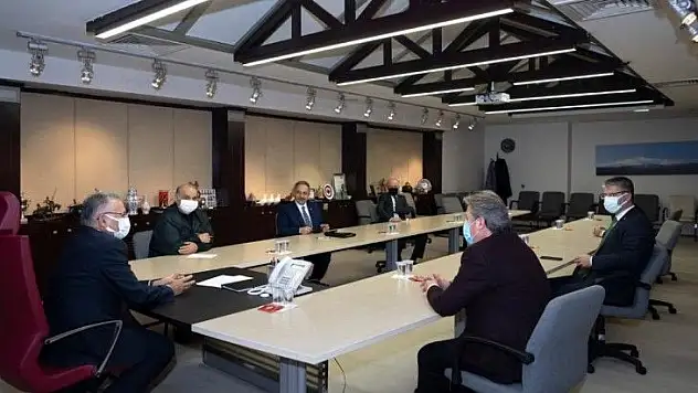Büyükşehir'de dikkat çeken Bekir Yıldız'lı buluşma!