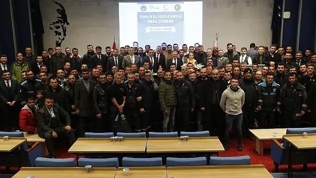 Büyükşehir Ulaşım A.Ş'de Toplu Sözleşme sevinci