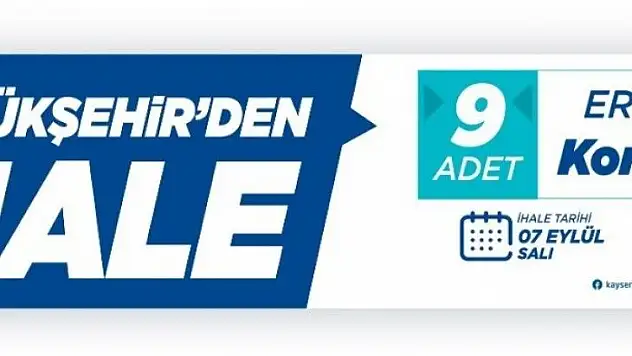 Büyükşehirden ihale