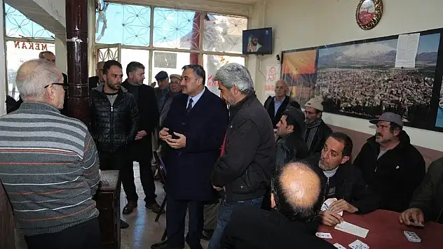 Cabbar Başkan'dan esnaflara ziyaret