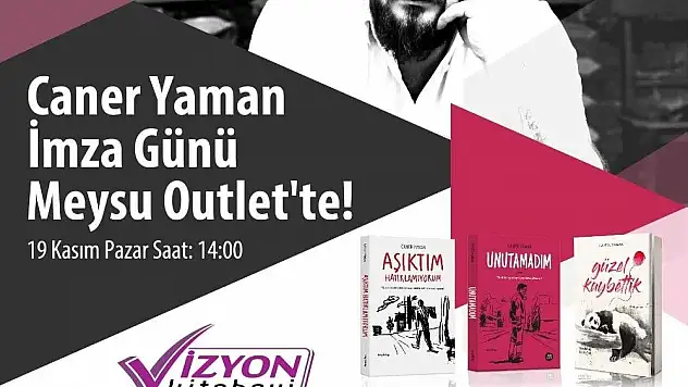 Caner Yaman İmza Günü Meysu Outlet'te!