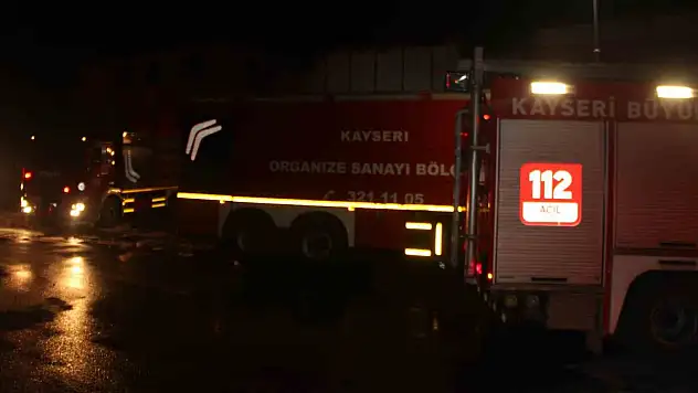 OSB 14. Cadde'de korkutan yangın