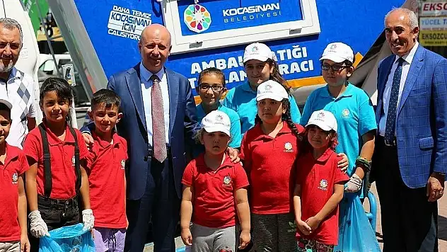 Çevre dostu Kocasinan, geri dönüşüm çalışmalarına bir yenisini ekledi