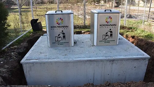 Çevre dostu Kocasinan, yeraltı konteynerin sayısını artırıyor