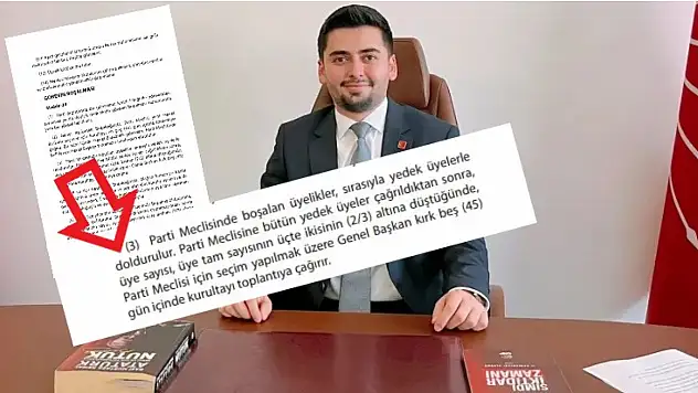 CHP İl Başkanı Gözbaşı'dan tüzük hatırlatması