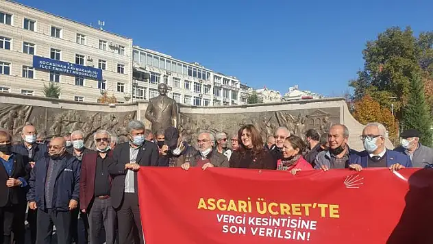 CHP İl Başkanı Özer: Asgari ücretlilere uygulanan vergi zulmüne son verilmeli!