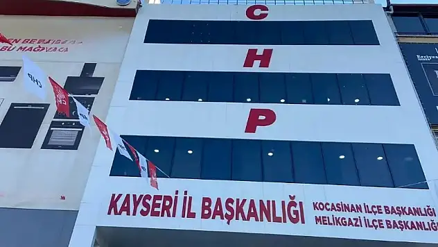 CHP Kayseri'de 5 günlük Başkanlık istifa ile bitti