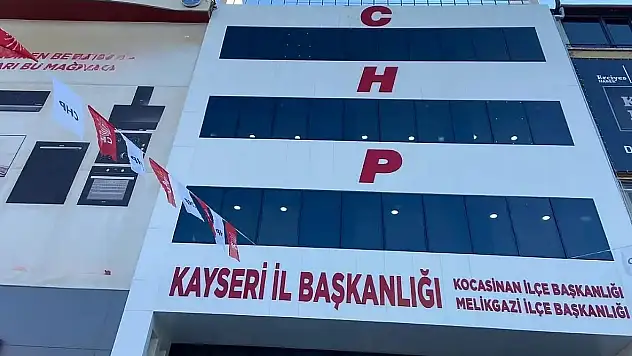 CHP Kayseri'de bir istifa daha...