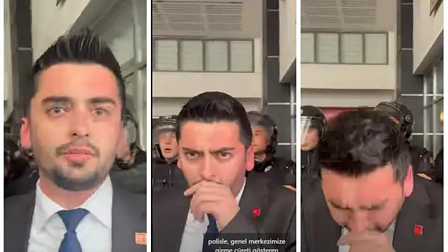 CHP Kayseri İl Başkanı Gözbaşı'nın zor anları! Konuşmakta güçlük çekti