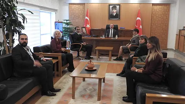 CHP'nin Melikgazi Başkan adayı Karaoğlu, Vali Günaydın'la tarım, hayvancılık ve ekonomiyi konuştu