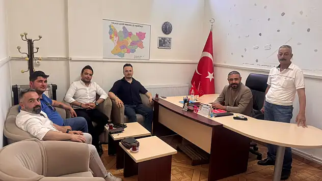 CHP Talas İlçe Başkanlığı ilk misafirlerini ağırladı!