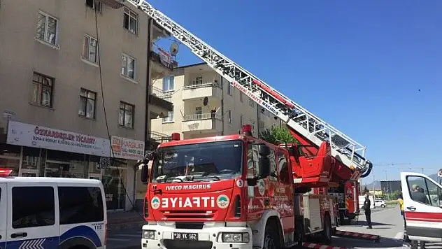 Çocuk odasında çıkan yangın korkuttu