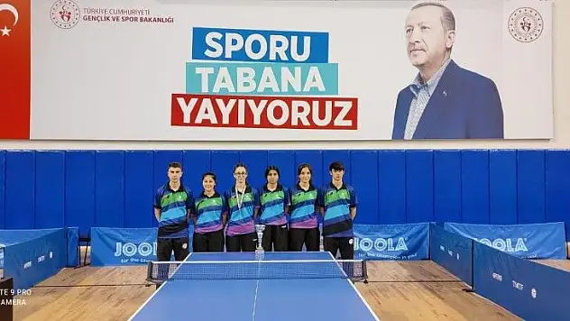 Çolakbayrakdar, Kayseri, Türkiye'de masa tenisinin merkezi konumuna geldi