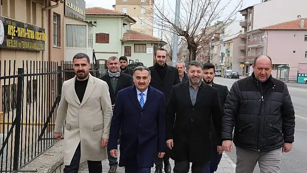 Cumhur İttifakından Cumhuriyet Caddesi esnafına ziyaret