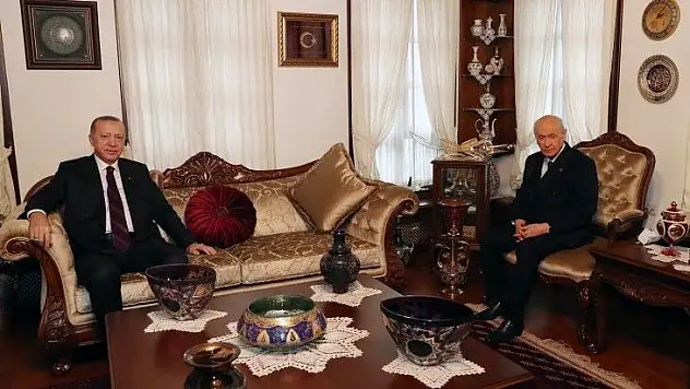 Cumhurbaşkanı Erdoğan, Bahçeli'yi ziyaret etti